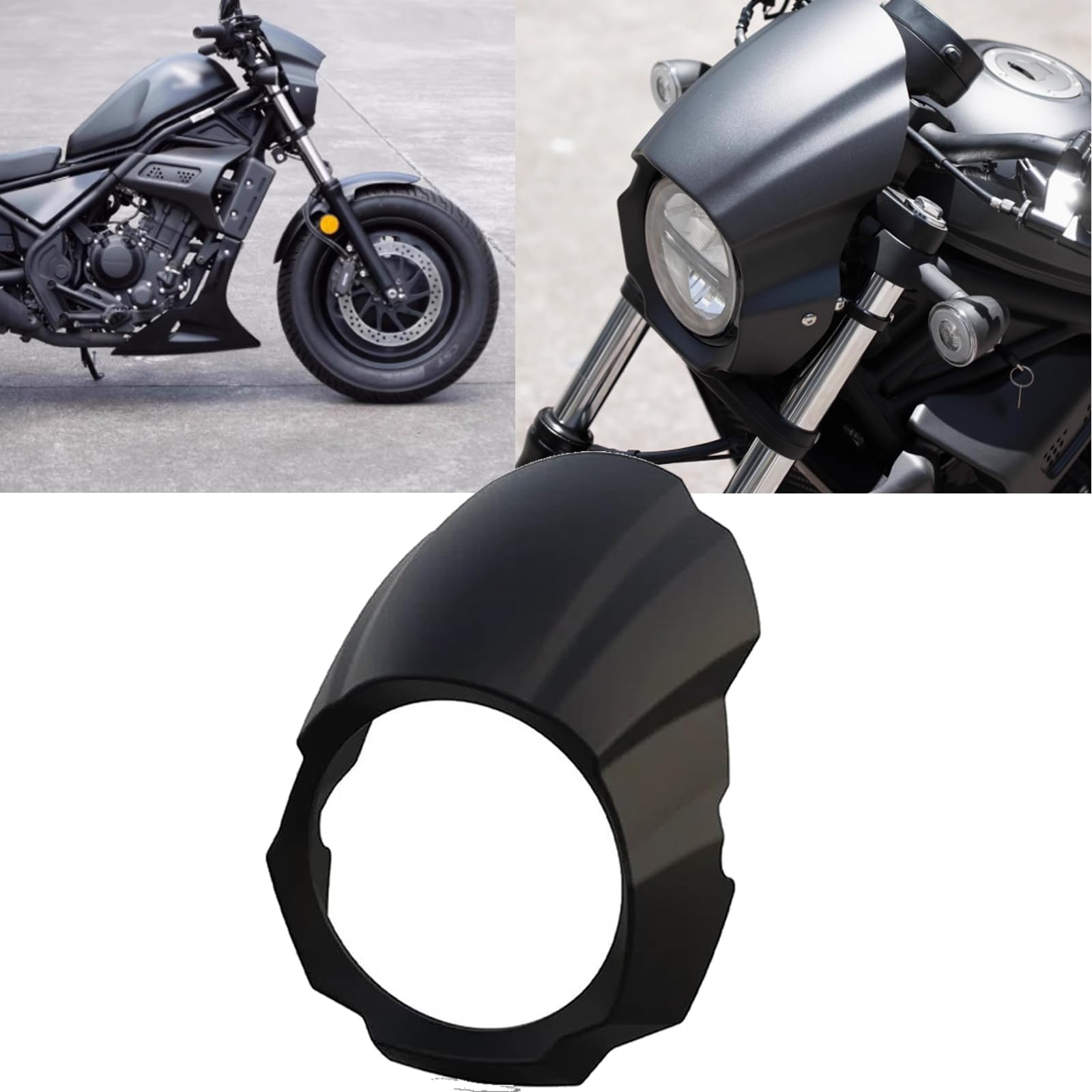 YANLHXXR Для Revl 250 CMX250 Rebel 250 Rebl CMX250 SE 2017-2025 Передний обтекатель Свинья