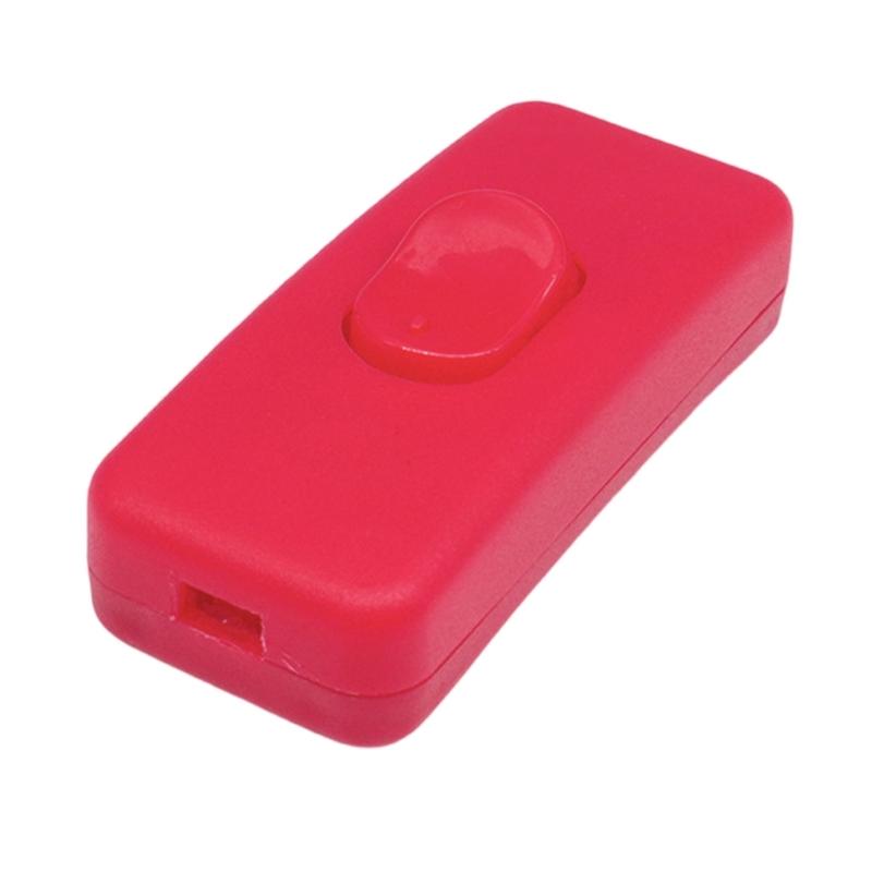 Multipurpose Inlines Cord Switches On Off Button Portable Accessory for Table Lamp Desk Light Bed Lamp 6A 250V
