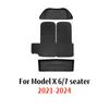For Model X Frunk Trunk Mats 2016-2020 2025 2025 2025 2025 6/7 Seater Front Cargo Liner 3D All Weather Rear Cargo Liner
