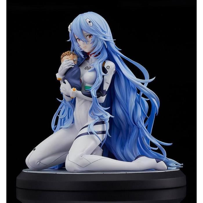 Statuette - GOOD SMILE COMPANY - Rei Ayanami Long Hair Ver. - PVC - 16 Cm - Socle Inclus