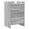 Nightstands 2 pcs Grey Sonoma 40 x 30 x 60 cm Particleboard