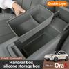 For Gwm Ora 5 Car Styling Armrest Compartment Storage Box Center Console Organizer Cover Protector Decoration Accessories