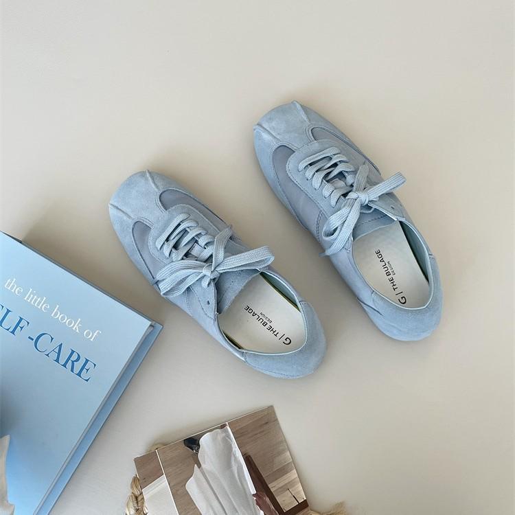 Ballet training shoes women's 2025 spring and autumn new retro soft-soled flat-soled casual sports waffle Forrest Gump shoes