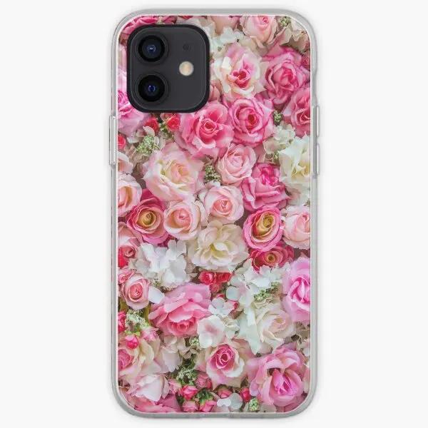 

Розовые Красные Розы Романтичный Цветочный Чехол для Телефона iPhone Настраиваемый для iPhone X XS XR Max 6 6S 7 8 Plus 11 12 13 14 Pro Max Mini iPhone 12 Pro