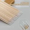 100pcs Nails Wood Cotton Swab Clean Sticks Buds Tip Wooden Cotton Head For UV Gel Polish Remover Nail Art Tools