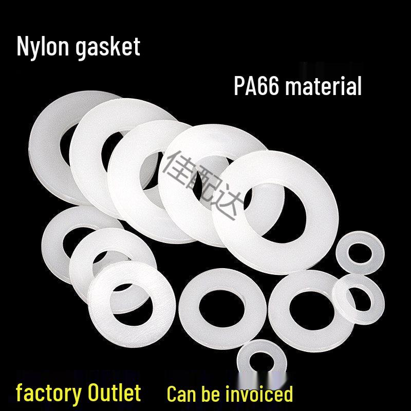 

Nylon Plastic Insulating Flat Washers (M5-M24) ID6*OD12*T2 (50 pcs)