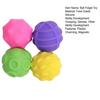 4 Pcs Silicone Magnetic Fidget Balls for Adults Teens Magnet Balls Stress Relief Sensory Toy with Fun Textures for Office Desk Accessory