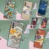 Art Crane Waves Case For Samsung Galaxy A13 A33 A53 A06 A17 A56 A36 A26 A16 A15 A35 A55 A34 A54 A52 A12 A32