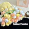 Woven Crocheted Rose Bouquet Blanket Finished Product Rose Blanket  Valentine's Day