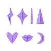 Conjunto de 9 Peças de Estêncil para Depilação Íntima de Biquíni Aparador de Pelos Pubianos Femininos Depilador Hfmqv