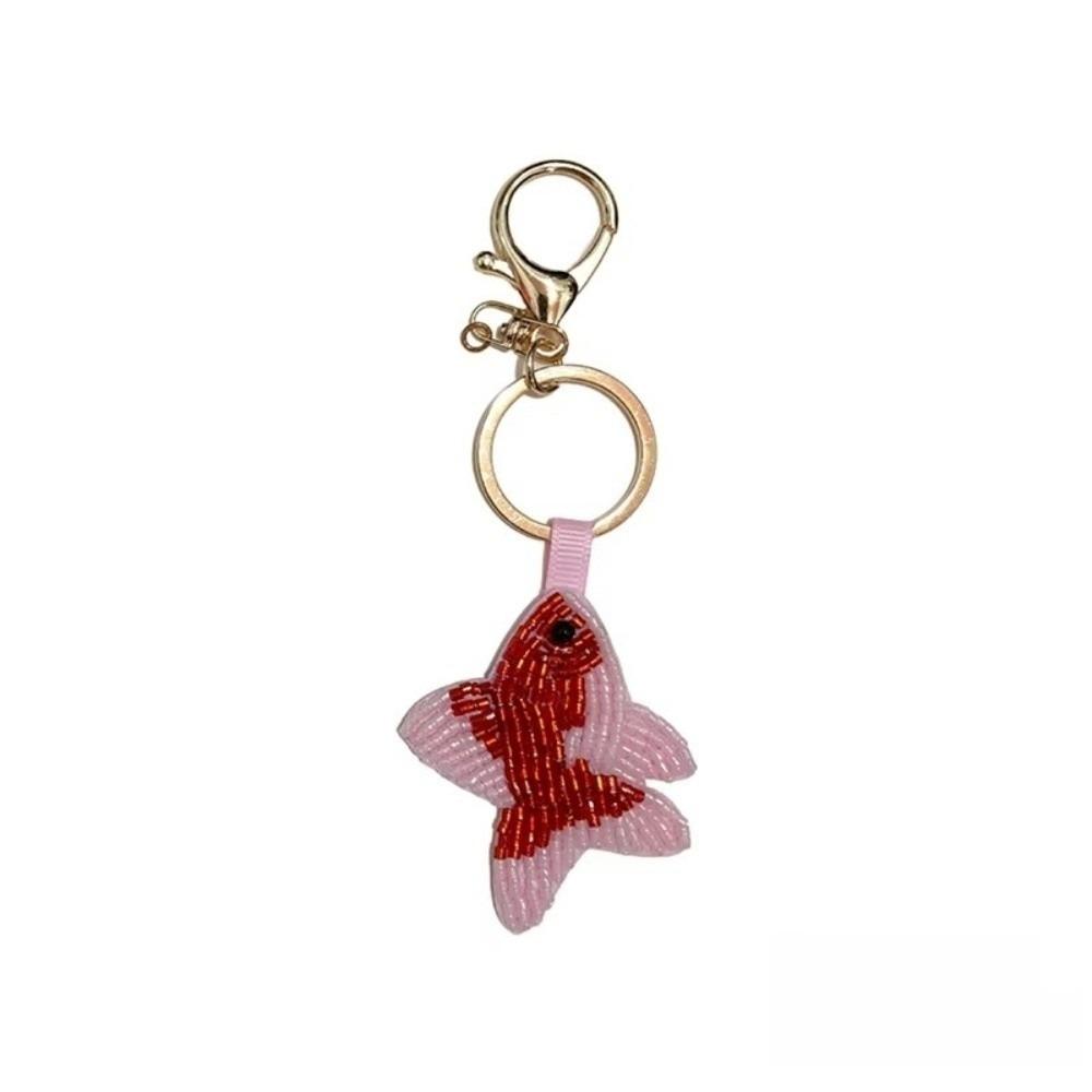 Seashell Beads Bag Pendant Crab Bag Charm Funny Starfish Keychain Gift Style E