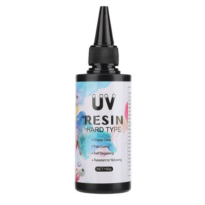 UV Resin Handworked DIY Transparent Color Anti Yellowing Fast Curing Clear UV Glue Adhesive for