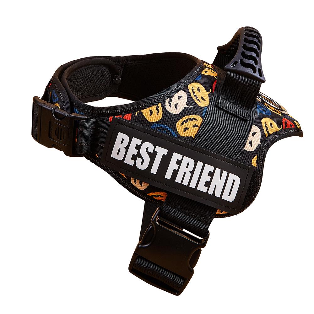 Süßes Haustiergeschirr Halsband für Welpen und Kätzchen Kleiner Hund Reflektierendes Westengeschirr Outdoor-Gehen Anti-Verlust Corgi Labrador Chihuahua