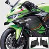 For ZX-4R 2024 ZX-4RR ZX-25R ZX25R 2020-2024 Motorcycle Front Fixed Wing Front Spoiler Winglet Frontal Aerodynamic Side Wing Kit