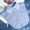 Fashion Stripe Fake Shirt Collar Women Removable Peto Mujer Chemisier Tie White False Collar Woman Detachable Collars Faux Col