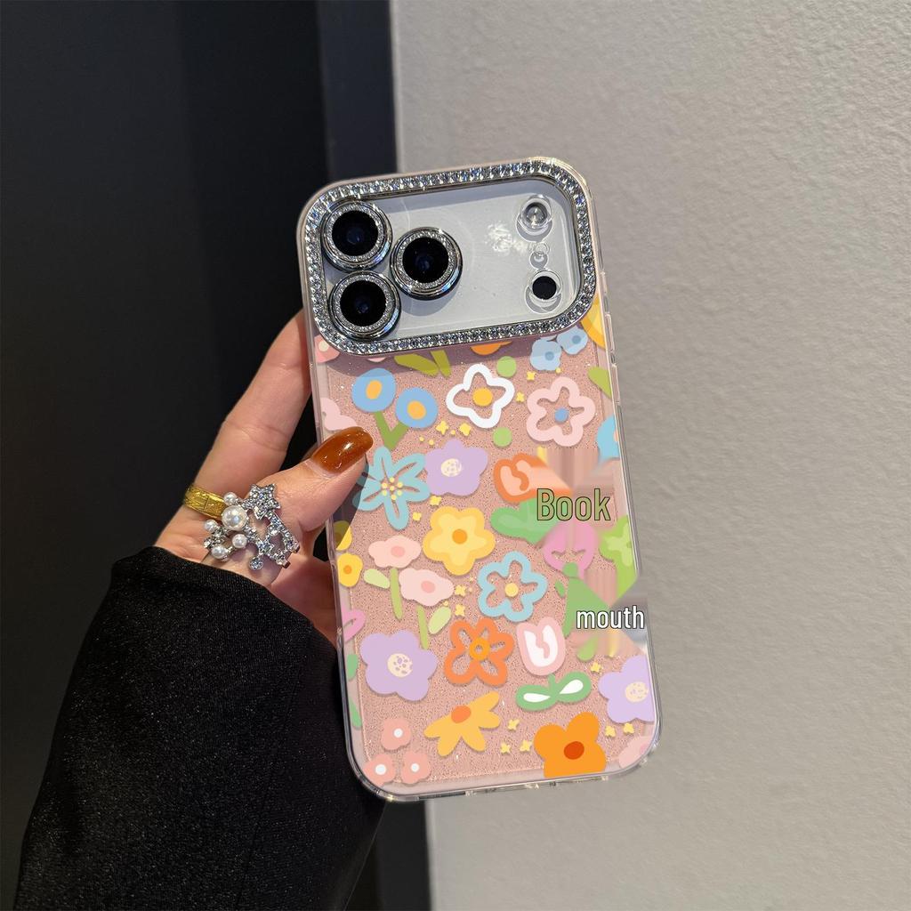 2-in-1 Small Flower Lens Line Case for iPhone 17 Pro Max/16 Pro/11