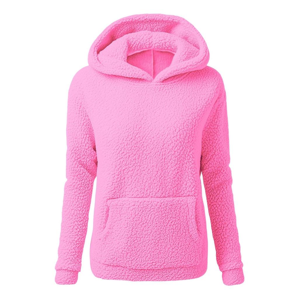 Women's Sweatshirt Fleece Hoodie Oversized Pullover Fuzzy Pajama Tops