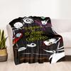 Christmas Nightmare Blanket Warmthful Decor Perfect for Seaside Livingroom Picnics for All Occasions Modern Gift for Travel Home Birthdays