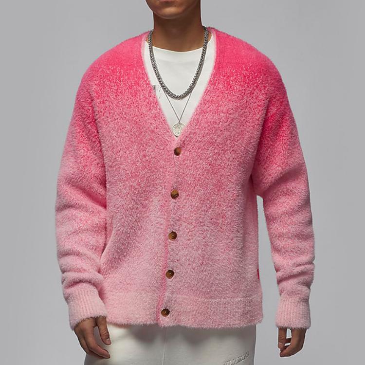 Jordan Casual Comfortable Soft Versatile Knit Sweater Men Sweater Pink FV7427-629