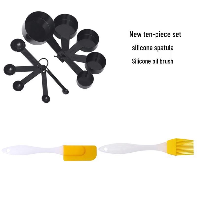 Baking Measuring Cup & Spoon Set: Kitchen Gram & Scale Spoons, Plastic Measuring Tools