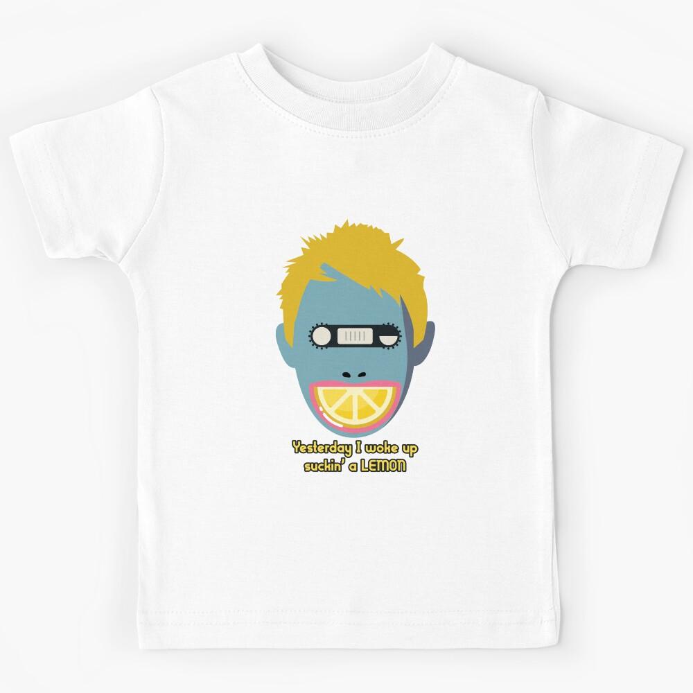 radiohead, kid a, yesterday I woke up sucking a lemon Kids T-Shirt 160