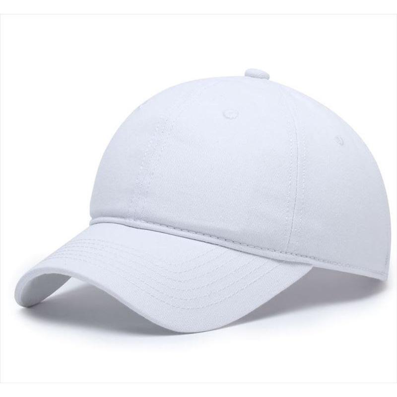 Solid Color No Decoration Baseball Cap Big Head Circumference Cotton Cap Four Seasons Wear Men's Hat Couple Women's Hat Trend Hat