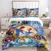 3pcs Cinderella's Enchanted Evening Printed Quilt Set Soft and Comfortable Quilt Cover for Bedroom, Guest Room Bedding Set B014