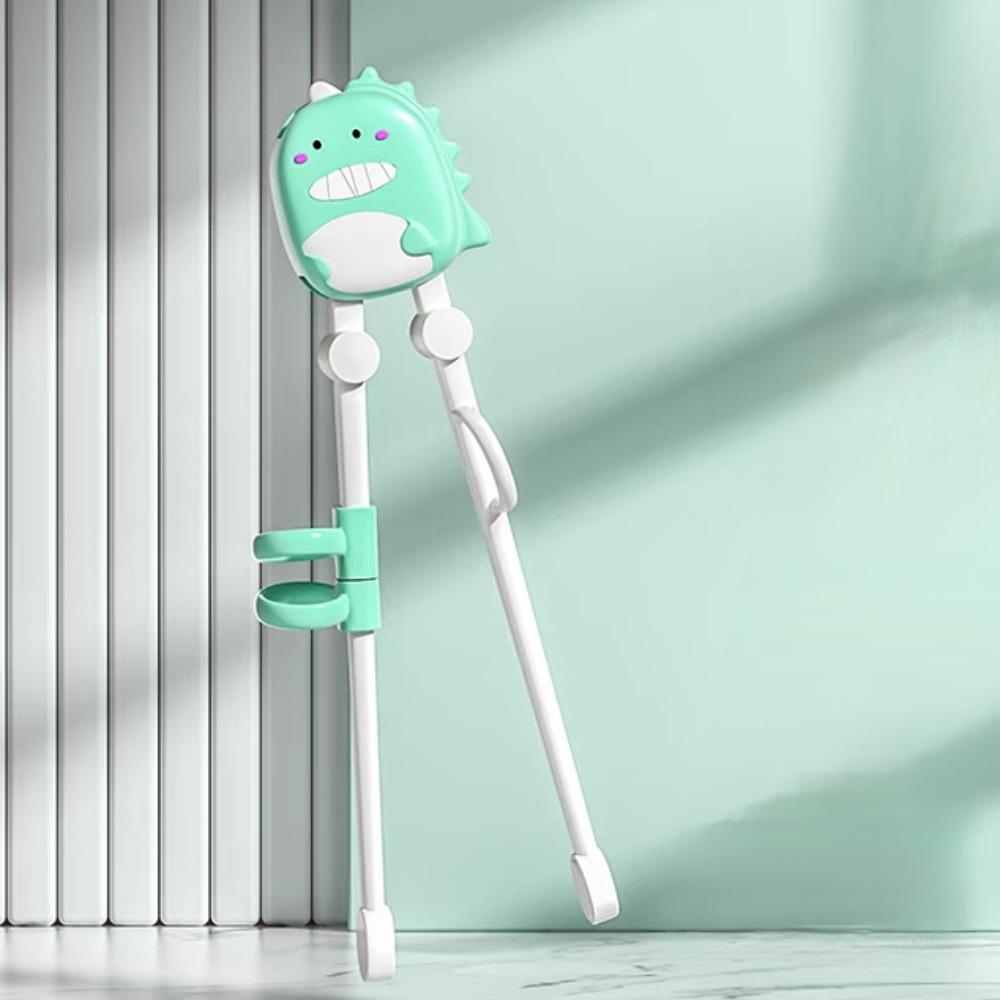 Educational Dinosaur Training Chopsticks Non-Slip Grip Kid Chopsticks  Adult Beginners Green