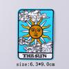 Punk Embroidery Patches For Clothing Tarot Card Patch Iron On Patches On Clothes Magic Sewing/Fusible Patch For Clothes Stickers