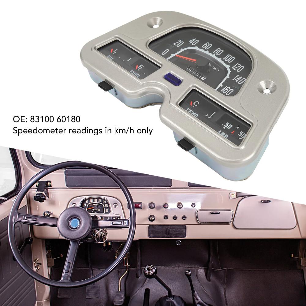 12V Meter Gauge Cluster Personalized Professional 83100 60180 Speedometer Instrument Gauge for Land Cruiser 40 Series