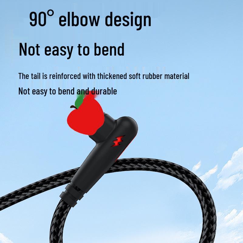 High-Speed Braided 120W Type-C Charging Cable 6A Compatible with Apple, Huawei, Vivo, Xiaomi, OPPO