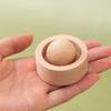 Wood Essential Oil Diffuser, Mini Sphere Shaped Wooden Aromatherapy Diffuser, Small Round Oil Diffuser for Home Office Car Interior Yoga Rooms