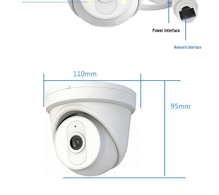 8MP 4K Indoor POE Dome IP Camera