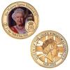 Medaglia commemorativa della Regina Elisabetta II, collezione di monete commemorative, artigianato in metallo