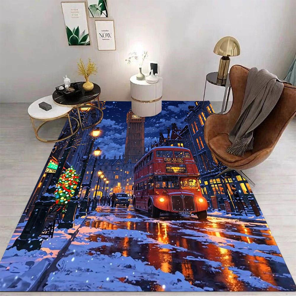 Landscape Carpet Living Room Bedroom Kitchen Sofa Table Balcony Rug Non-slip Washable Mat Home Exquisite Ornaments Ins