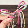 Hairpin Multi-Layer Satin Ribbon Bow Beads Long Tassel Hair Clip Ballet Style Stable Clamping Hair Pin Hair Accessories