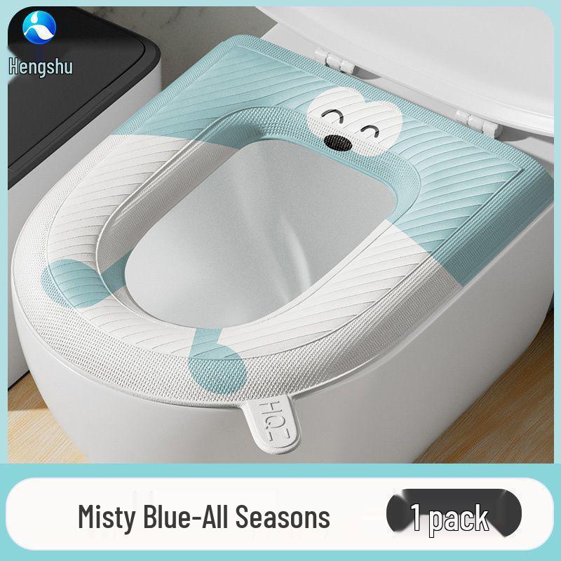 Водонепроницаемая, моющаяся подушка для сиденья унитаза - Всесезонная, толстая и грязеотталкивающая