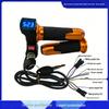 Blue Screen Throttle Grip with Rice Grain Lock & Three-Speed Voltage Display for Electric Scooters
