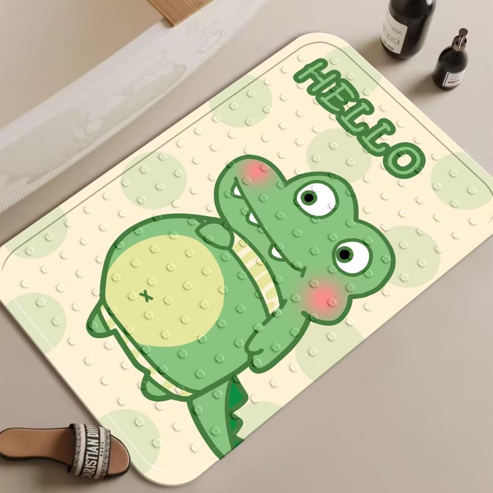 Anti-Slip Baby & Pregnant Women Bath Mat with Suction Cups for Bathroom Safety