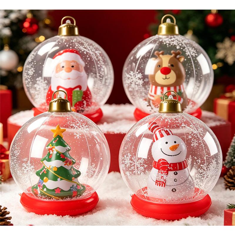Inflatable PVC Christmas Tree Ball Decorations