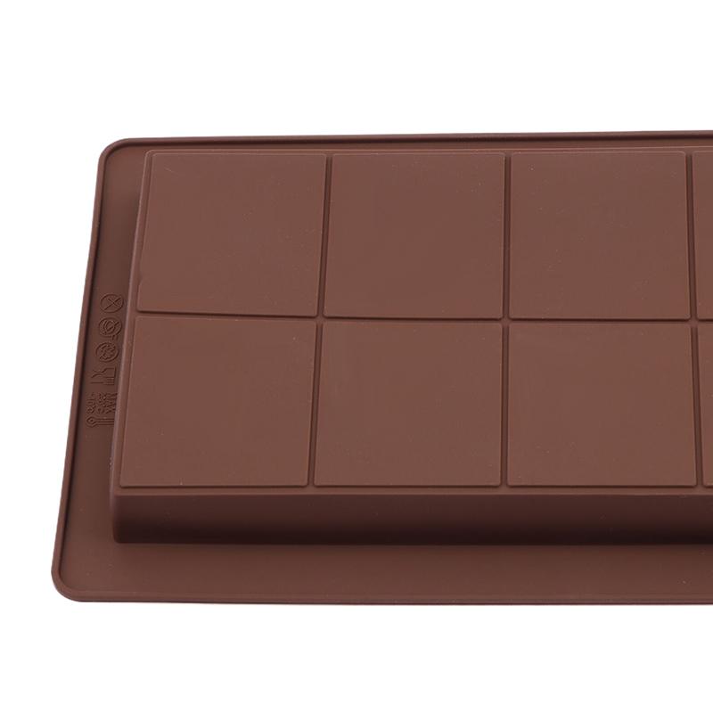 10 Cavities Chocolate Bar Mold Durable Rectangle Chocolate Bar Mold For Stuffed Bar Silicone Chocolate Mold Kitchen Accessories
