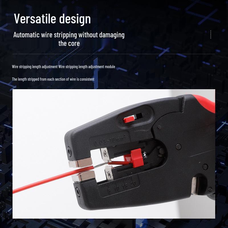 Vollautomatischer Multifunktions-Entenschnabel-Abisolierer & Schneider für Elektriker