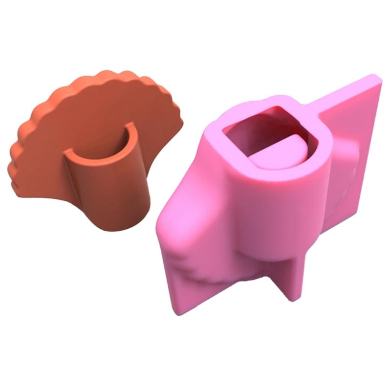 3D Scallops Gypsum Silicone Mold Succulents Concrete Flower Vase Plaster Cement Clay Mold Candle Holder Mold