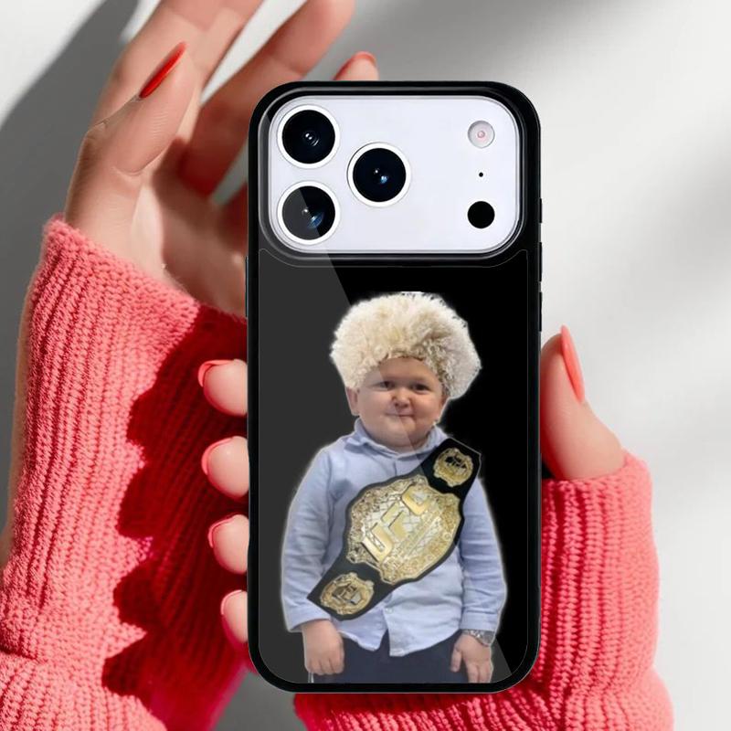 Cute Funny Hasbulla Bumper 16 Phone Case for iPhone 17 16 15 14 13 Pro Max Back Cover for 12 11 Pro Coque