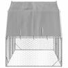 Chicken Coop with Roof 2.5 x 2 x 2.25 m Galvanized Steel
