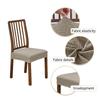 Durable Jacquard Chair Seat Covers Removable Washable Anti-Dust Stretch Dining Room Chair Cushion For Office Home Seat Slipcover