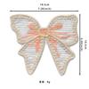 Stylish And Exquisite Organza Sequined Cotton Thread Bow Patch Clothing T-Shirt Top Sweater Decorative Cloth Sticker Accessories