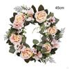 45cm Artificial Wreath Hanging Arrangements Floral Swag Photography Props for Farmhouse