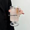 ZISIZ Handmade Glass Cocktail & Sparkling Water Cup