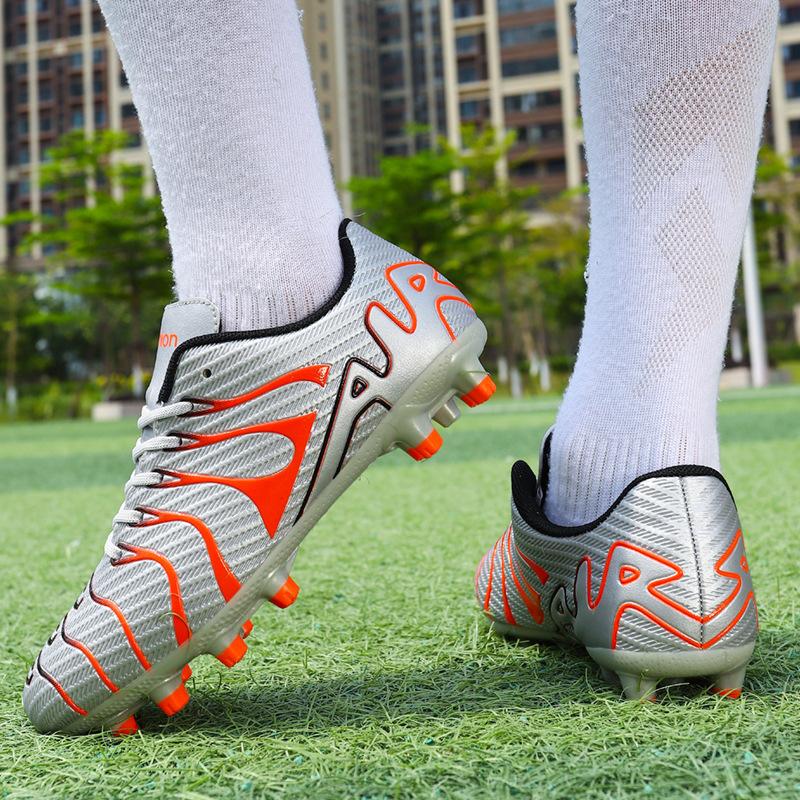 Football shoes men's youth children's football shoes AG spikes tf broken Ding training game sports shoes 2025